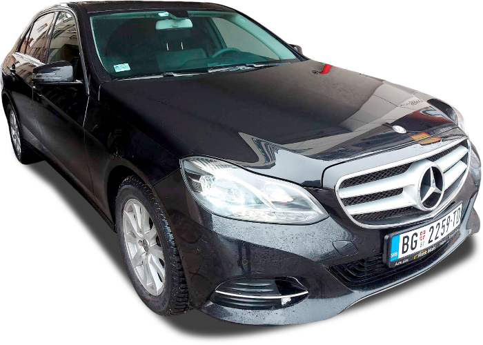 TD Mercedes E200 Car Rental Belgrade Serbia